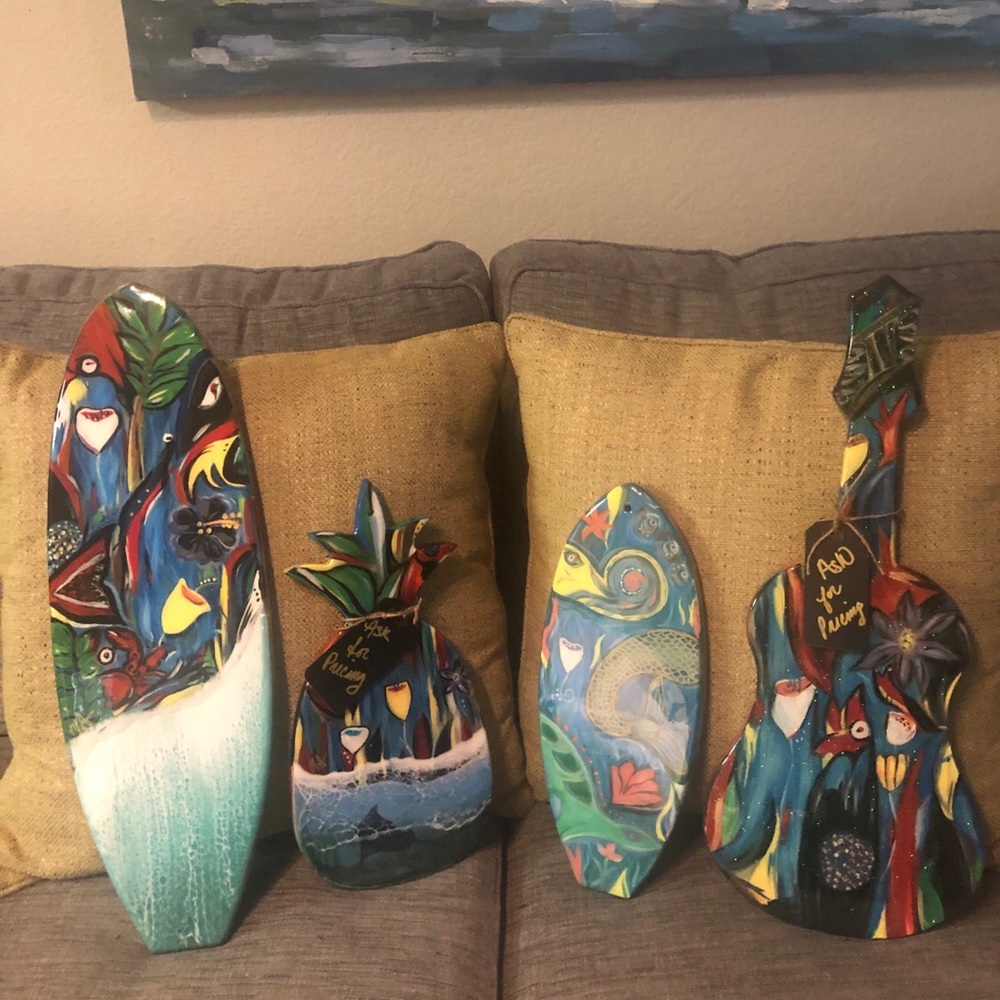 One of a kind charcuterie board or decor!